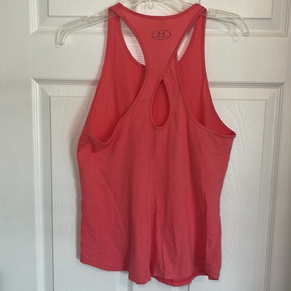 Under Armour Heat Gear Charged Keyhole Racerback Tank Top - Picture 3 of 7